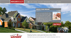 Desktop Screenshot of hoslerrealty.com