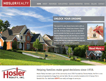Tablet Screenshot of hoslerrealty.com